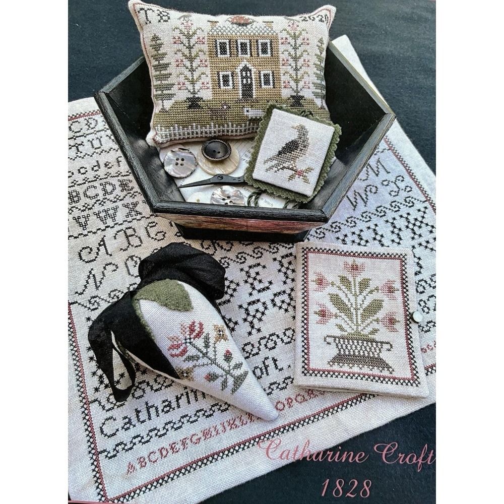 Catharine Croft 1828 Cross Stitch Pattern By The Scarlett House